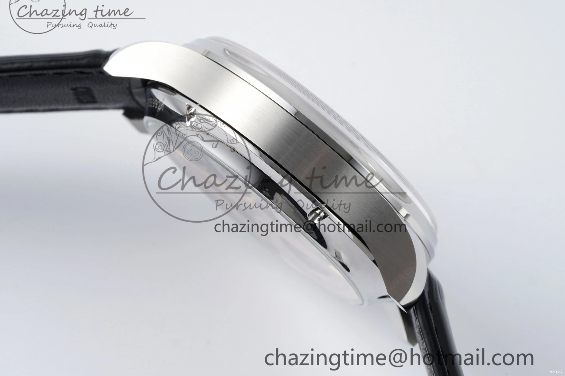 MIROTIME 0407 Bold Portugieser Perpetual Calendar SS 5033 APSF 1:1 Best Edition Blue Dial on Black Leather Strap A52610 Clone 7041